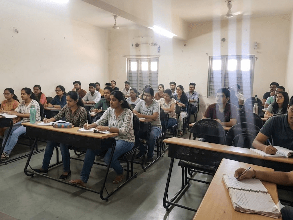 Students interacting on campus